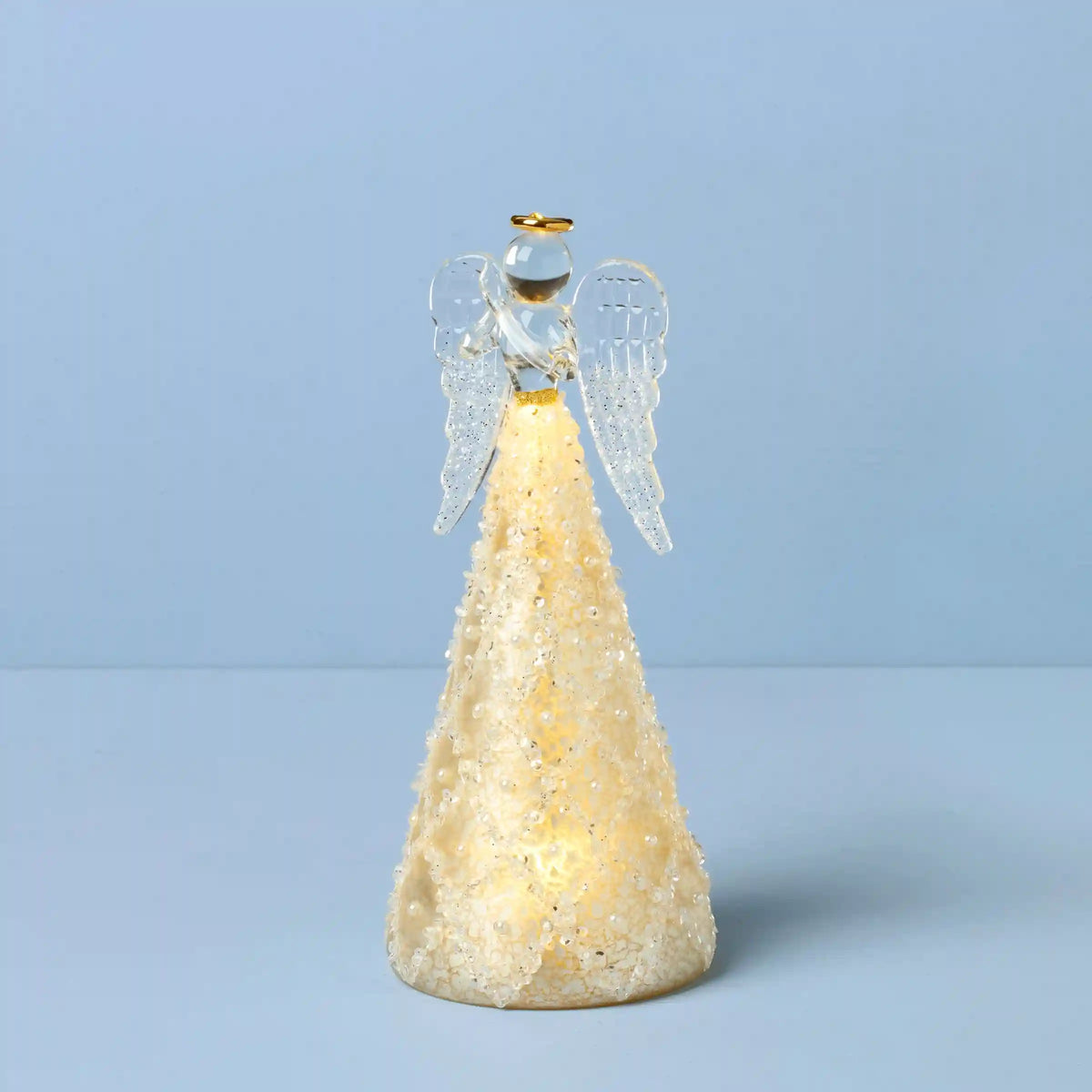 Radiant Light Lit Angel Figurine