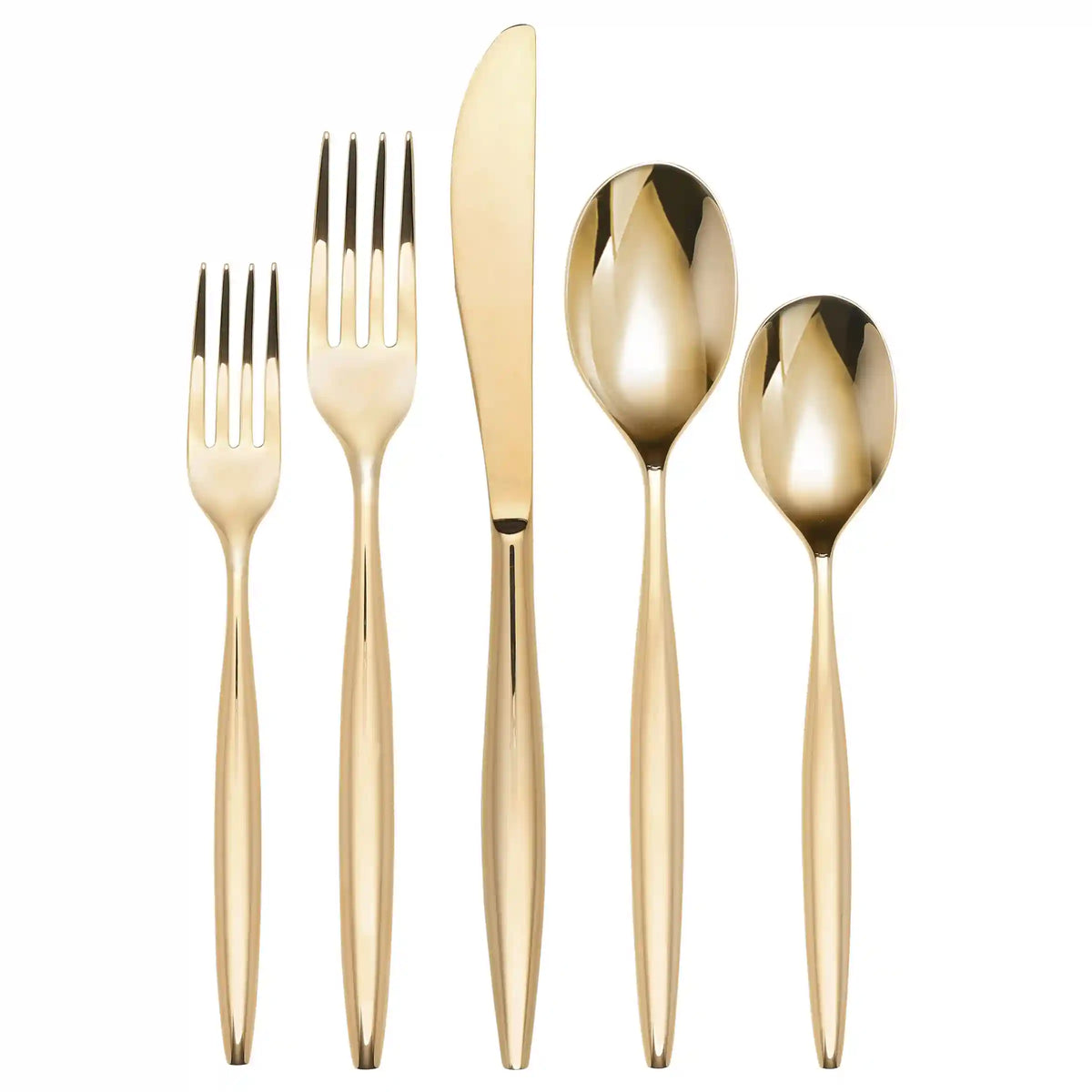 Braga Gold Mirror 20-Piece Flatware Set