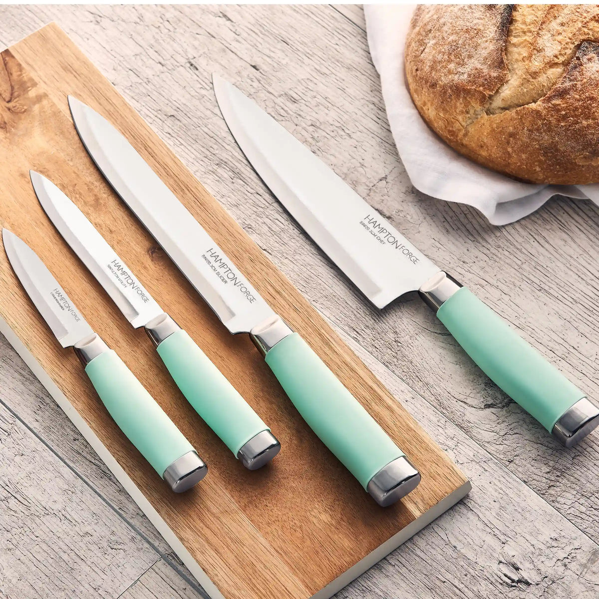 Epicure Pistachio 17-Piece Cutlery Block Set