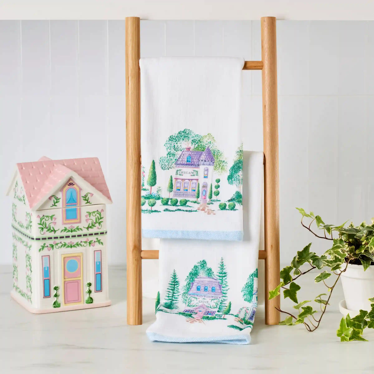 Lenox Spice Village Kitchen Towels, Set of 2