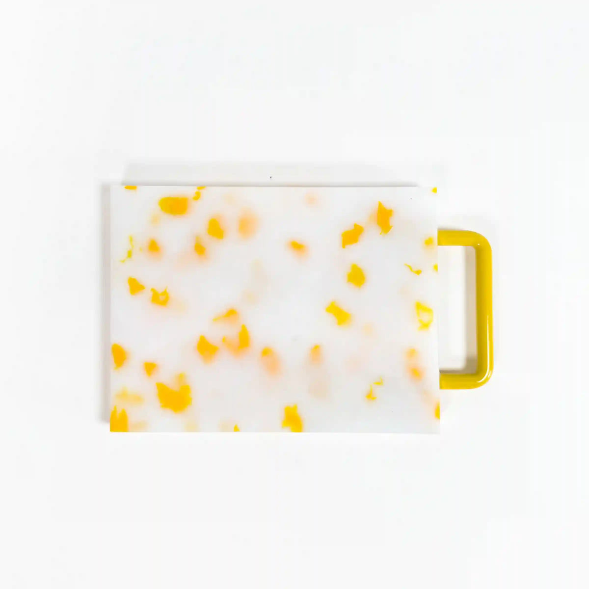 Small Yellow/White Cutting Board