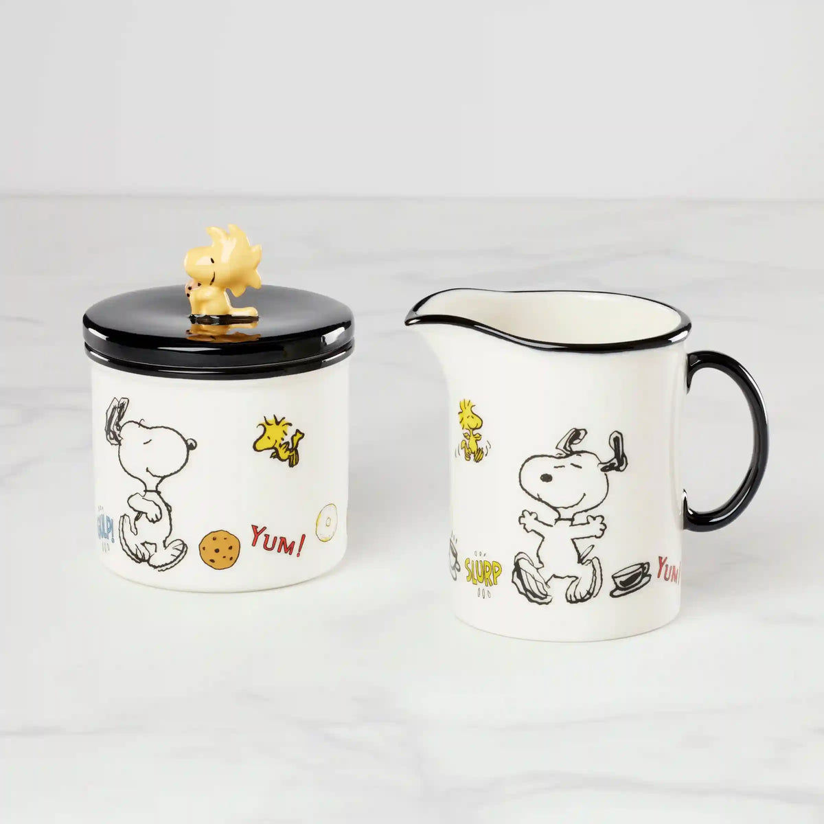 Chef Snoopy Sugar & Creamer 2-Piece Set