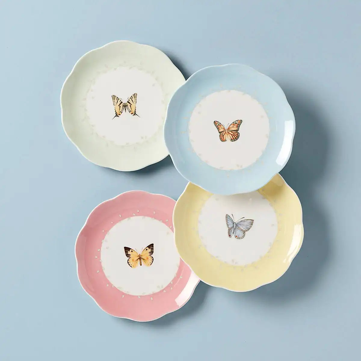 Butterfly Meadow 4-Piece Dessert Set