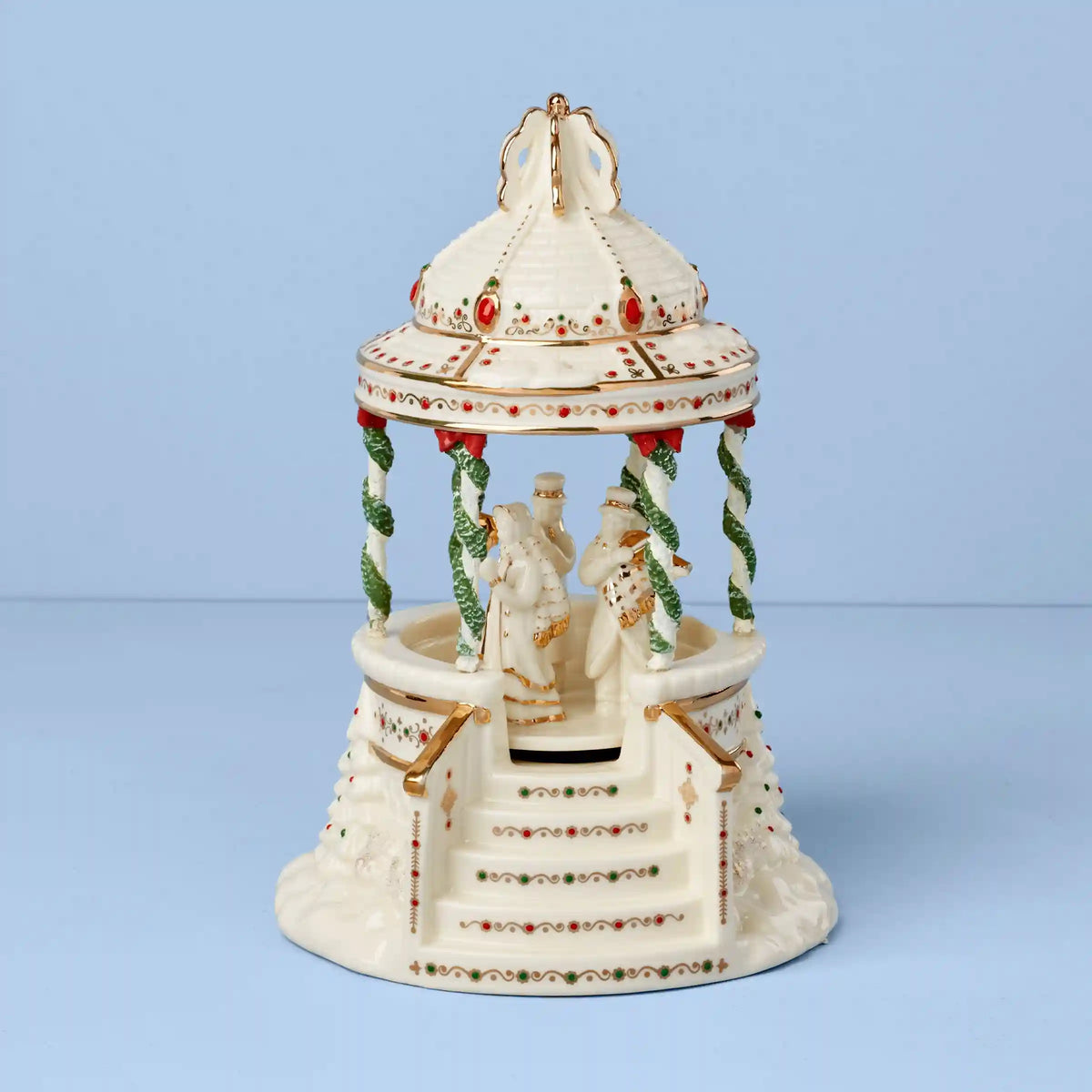 Mistletoe Park Musical Gazebo Bandstand Figurine