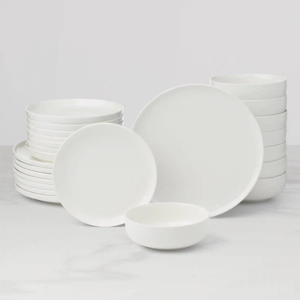 24 Seven White 24-Piece Dinnerware Set