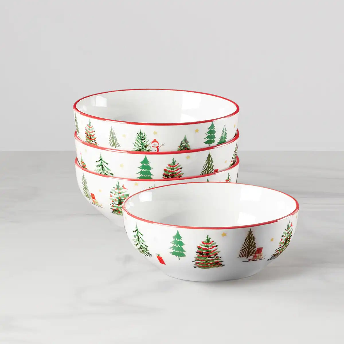 Merry & Bright All-Purpose Bowls, Set of 4