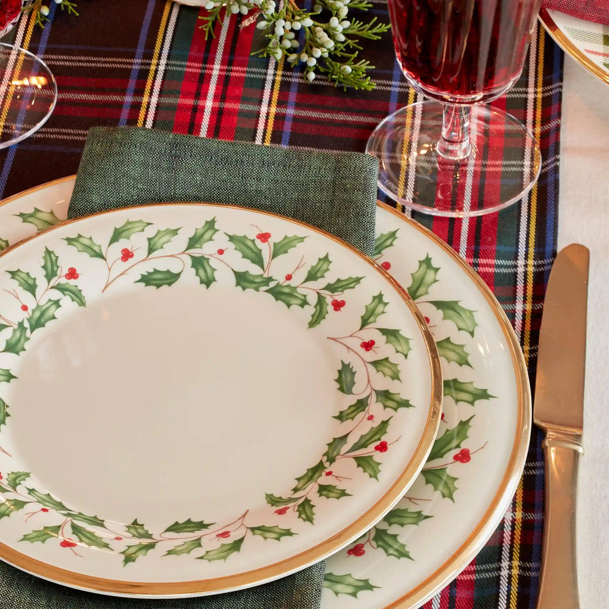 Holiday Dinner Plates, Set of 6