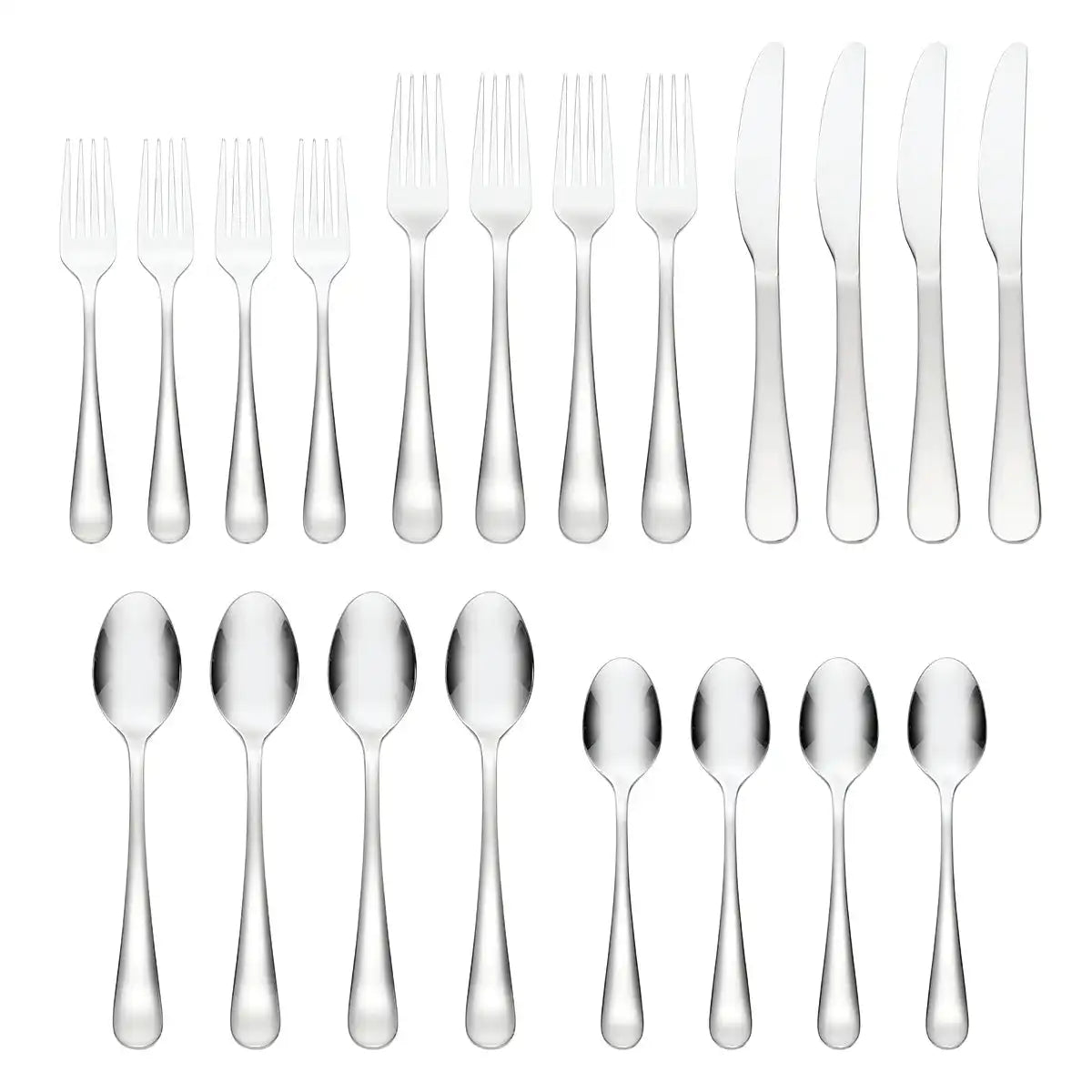 Pepino Mirror 20-Piece Flatware Set