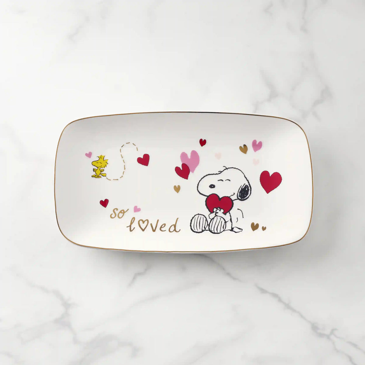 Snoopy Valentine's Day Hors d'Oeuvres Tray