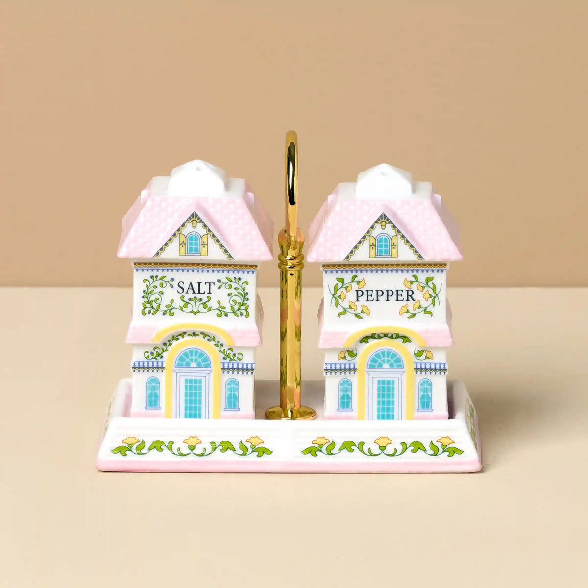 Lenox Spice Village Salt & Pepper with Tray