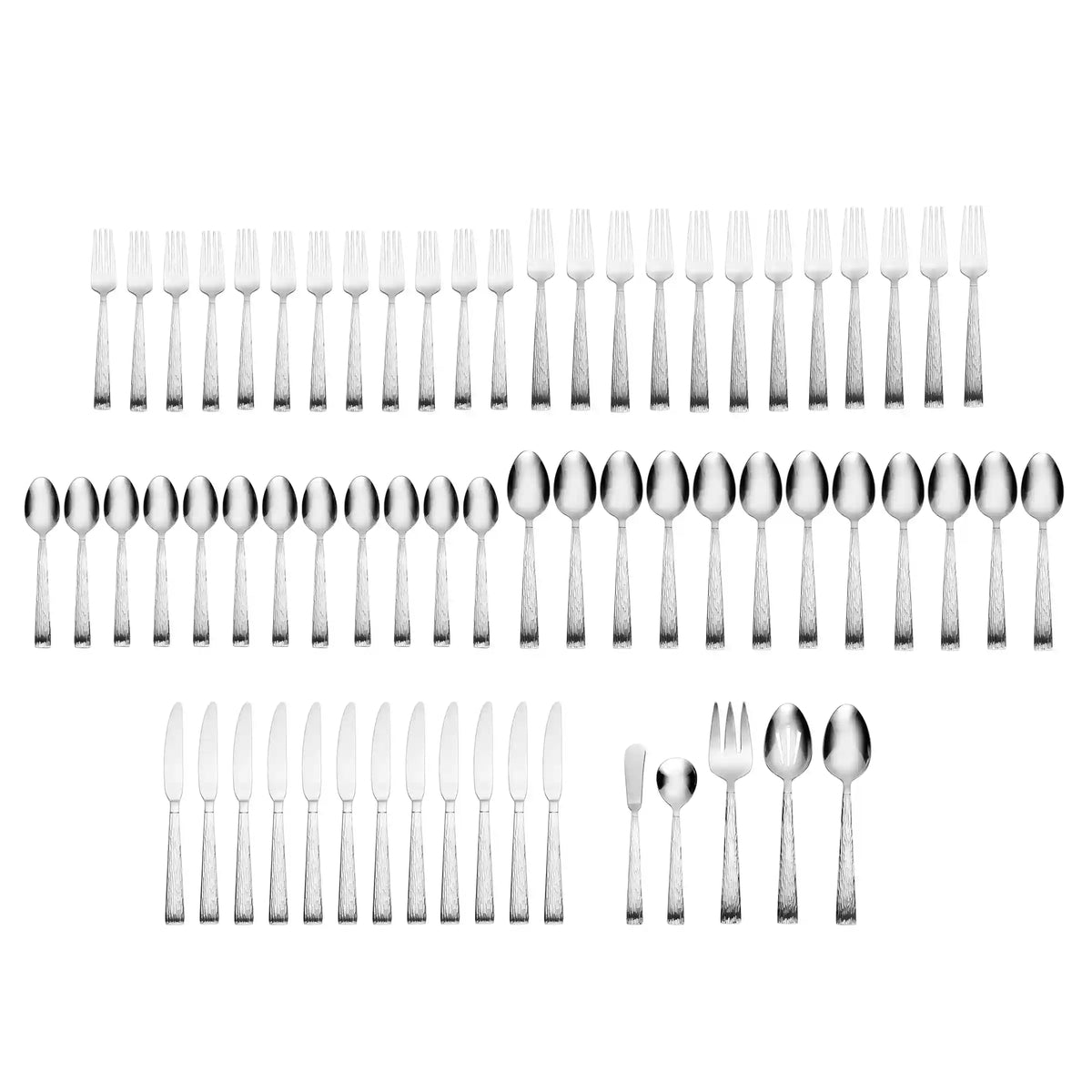 Brocade Hammered 65 pc Set/Sign