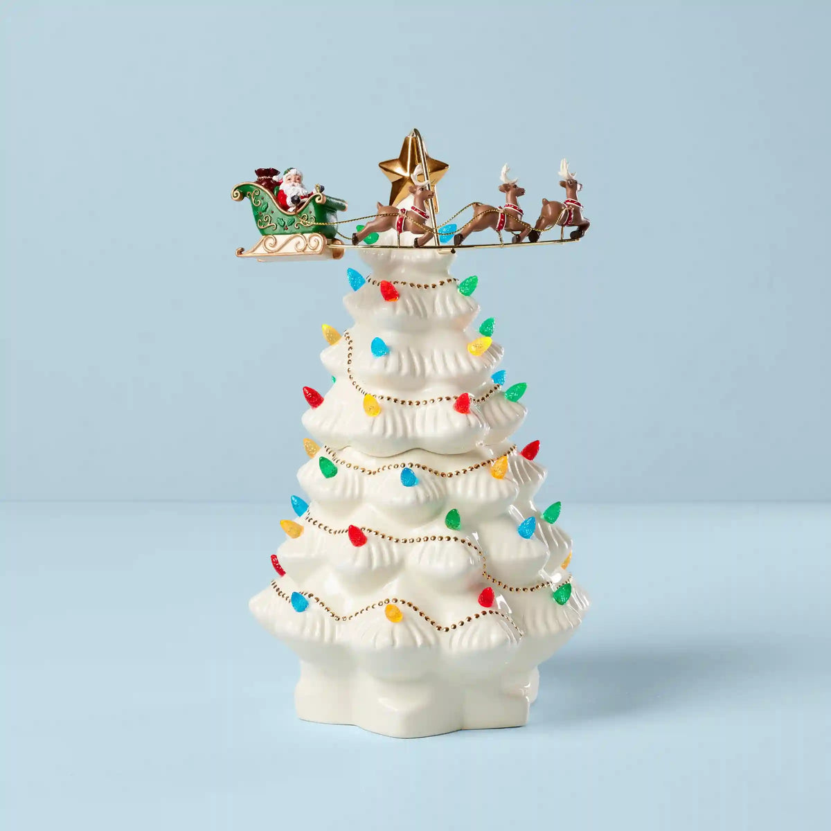 Treasured Traditions Tree with Santa