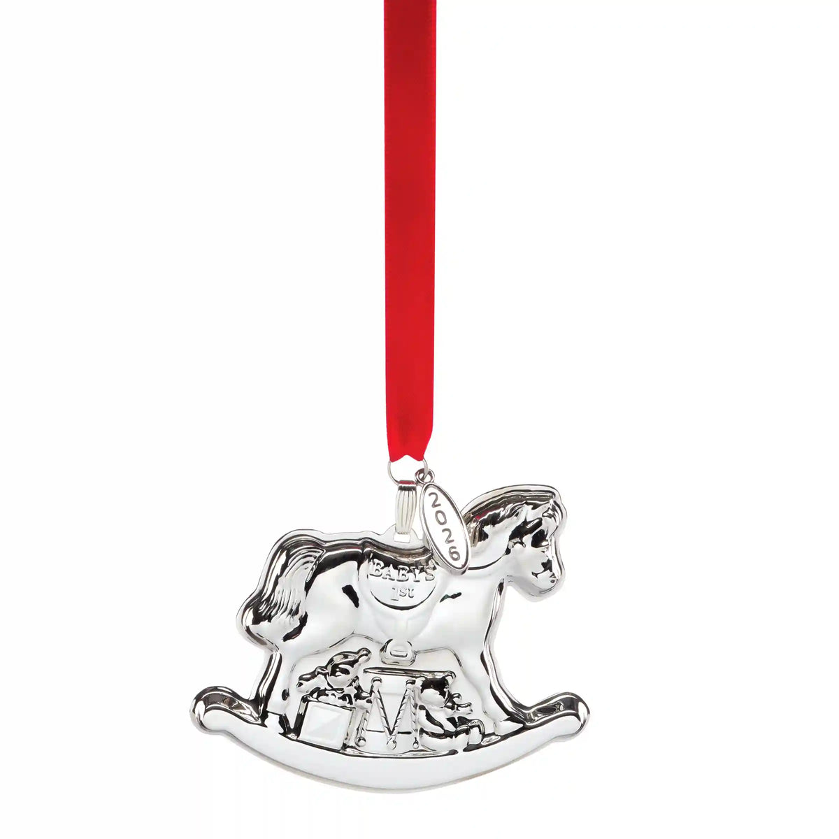 2026 Baby's 1st Rocking Horse Sterling Ornament