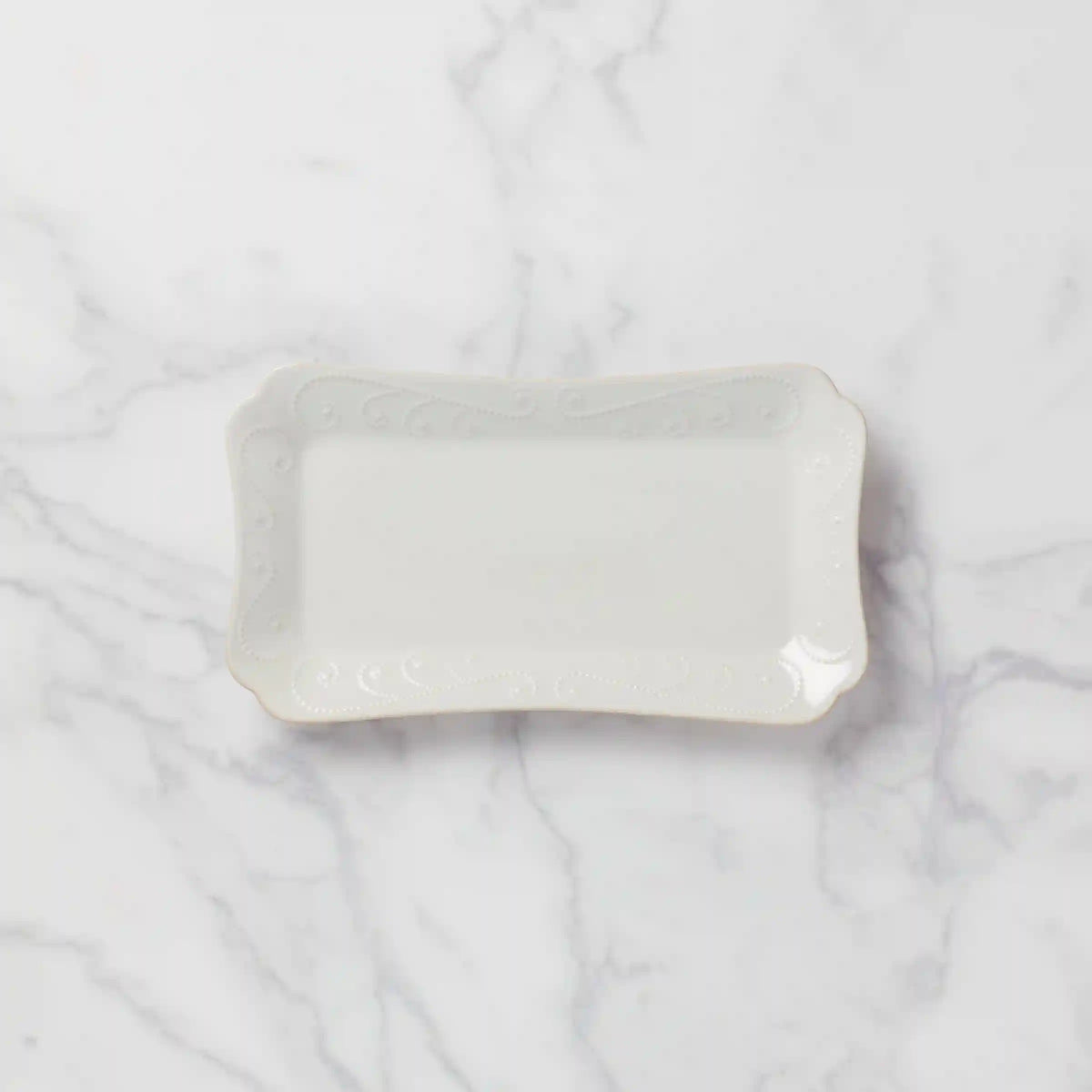 French Perle White Hors d'Oeuvres Tray