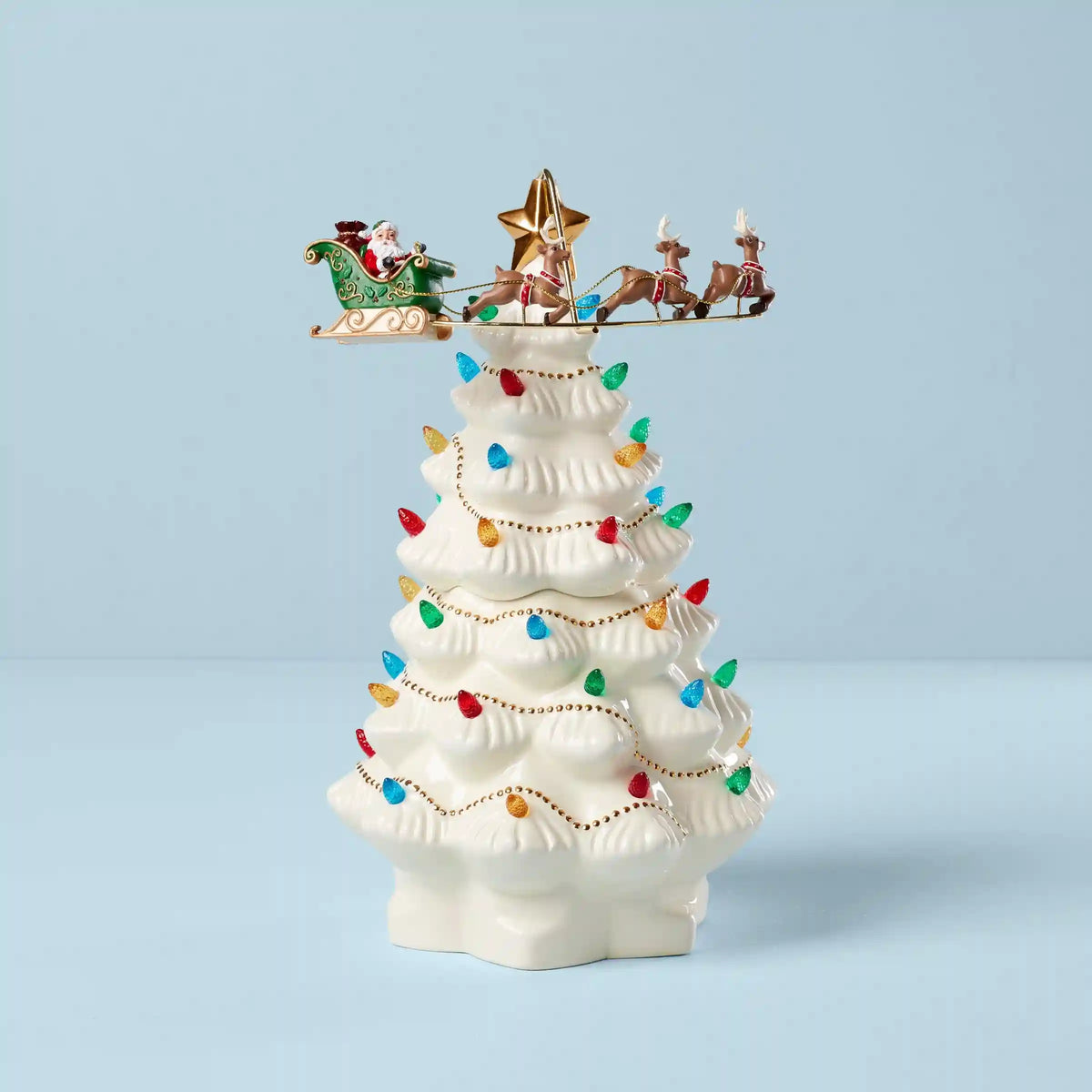 Treasured Traditions Tree with Santa