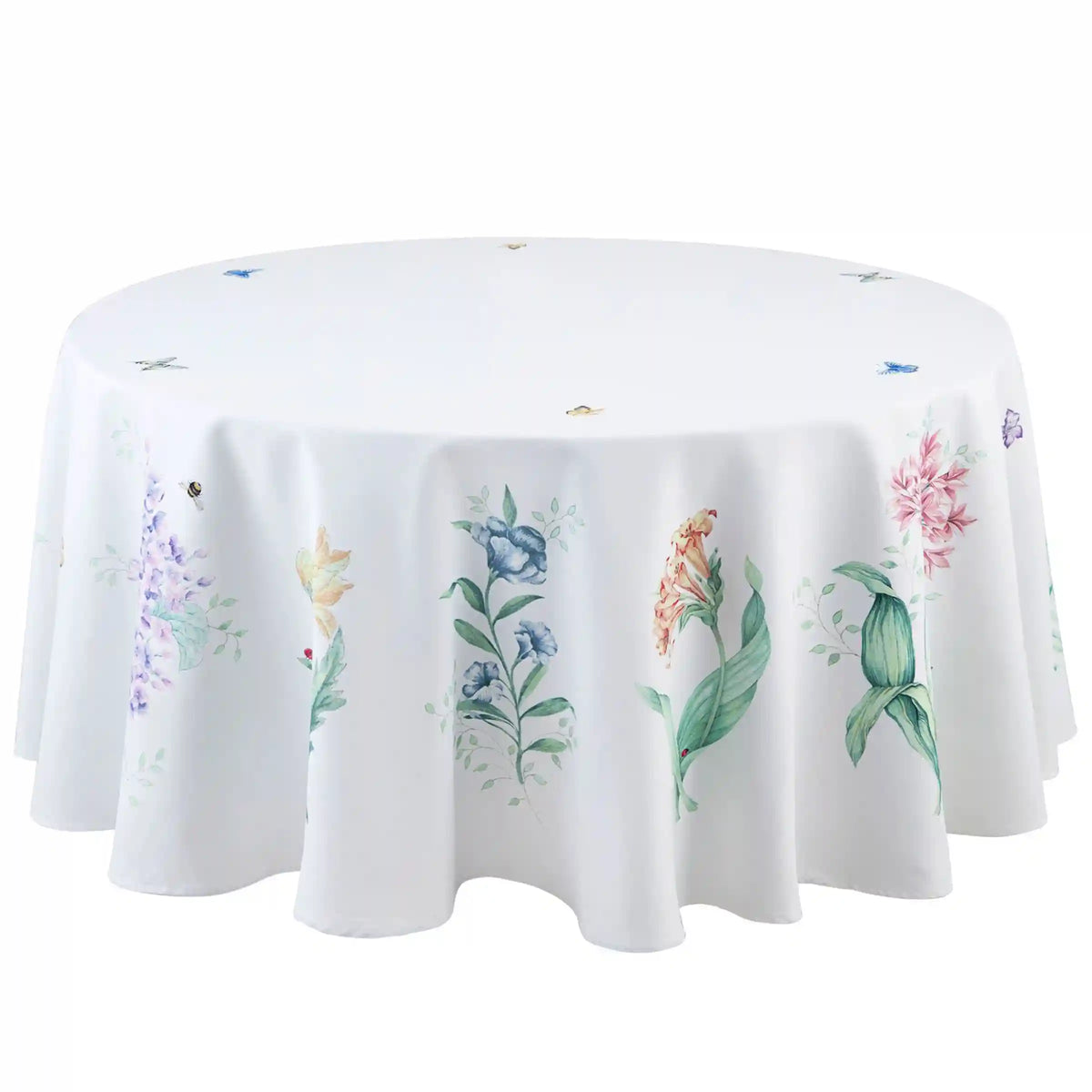 Butterfly Meadow Garden 70x70 Round Tablecloth