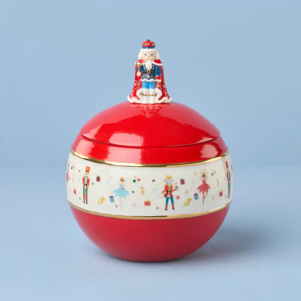 Nutcracker Ballet Covered Candy Jar