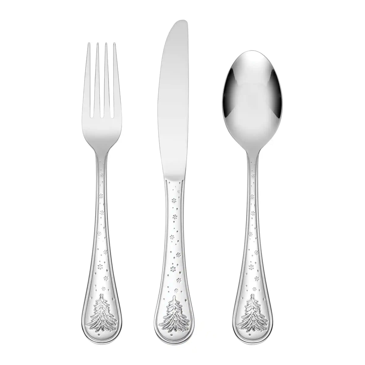 Winter Tree 12-Piece Flatware Set