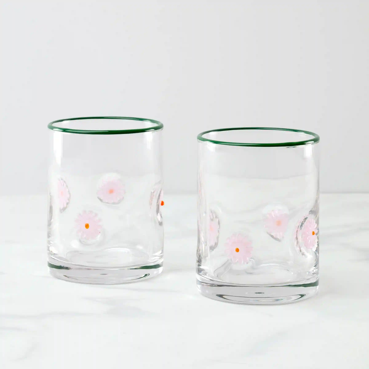 24 Seven Flower Tumbler, Set of 2